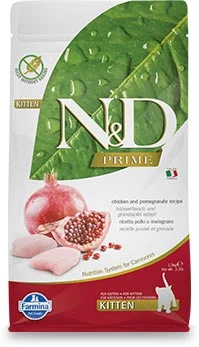 אוכל לגור חתולים N&D נטורל אנד דלישס כבש ואוכמניות 1.5 קג -NATURAL & DELICIOUS KITTEN